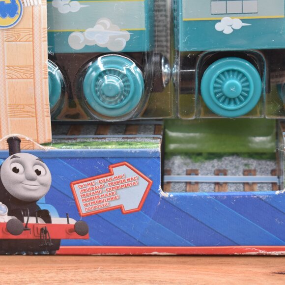 Roll & Whistle Connor & Tender Fisher Price Thomas Friends Wooden Railway Train - Picture 6 of 11